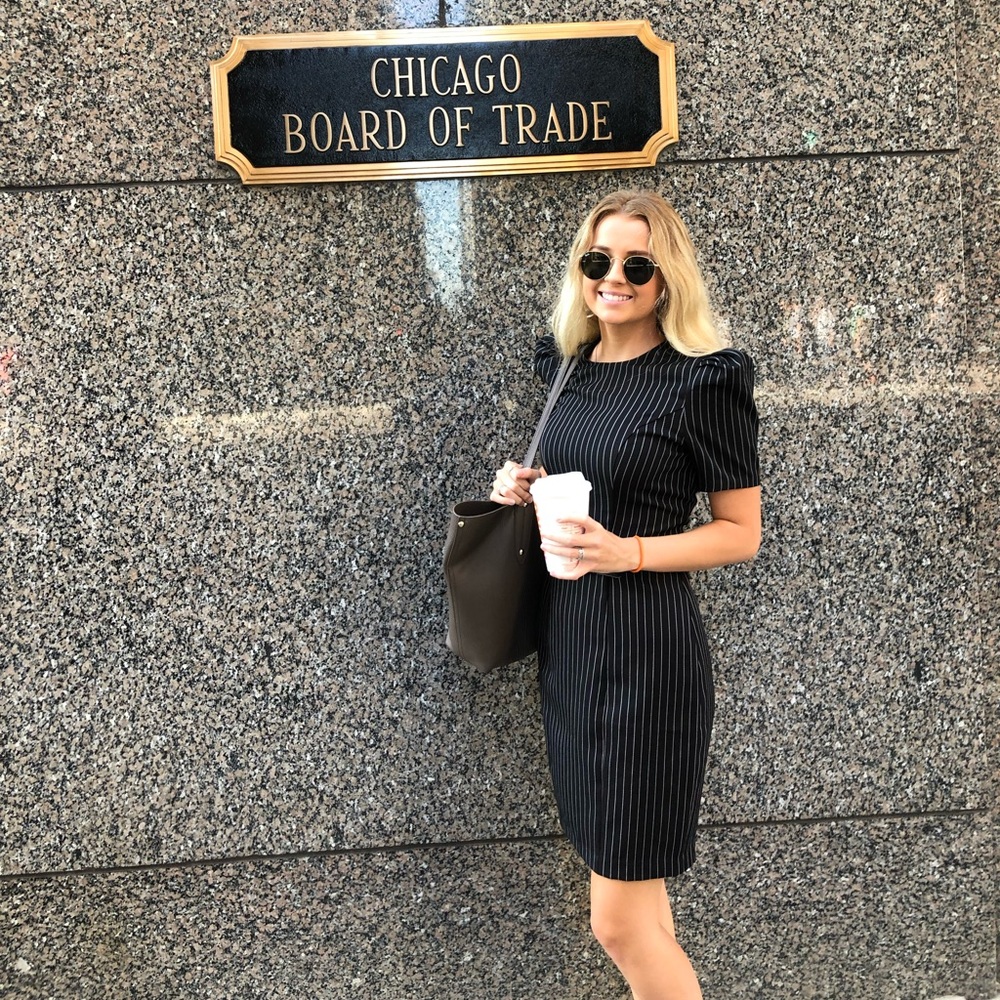 Express Pinstripe Dress